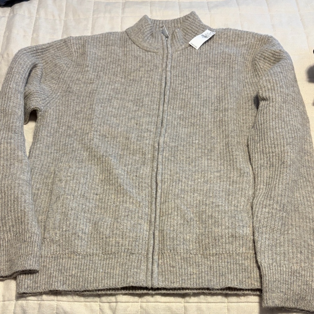 Old Navy Gray Ribbed Sweater